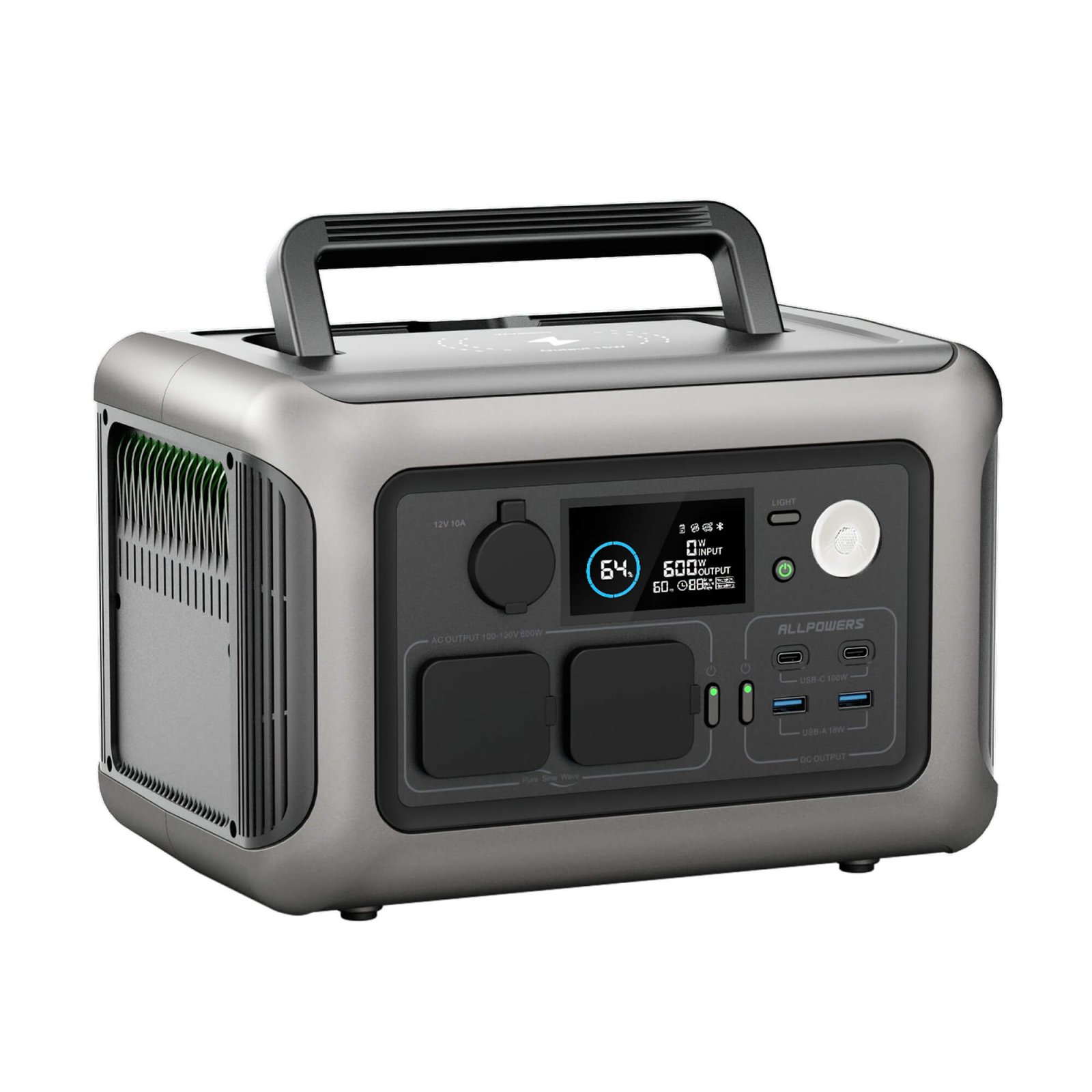 ALLPOWERS R600 Portable Power Station 600W 299Wh