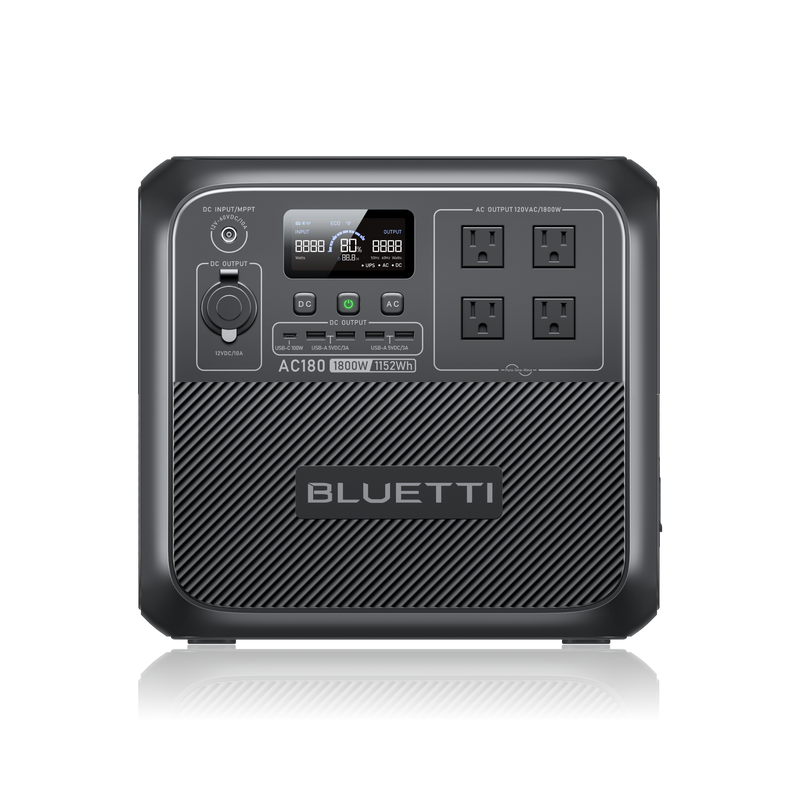 BLUETTI AC180 Portable Power Station — US 1152Wh