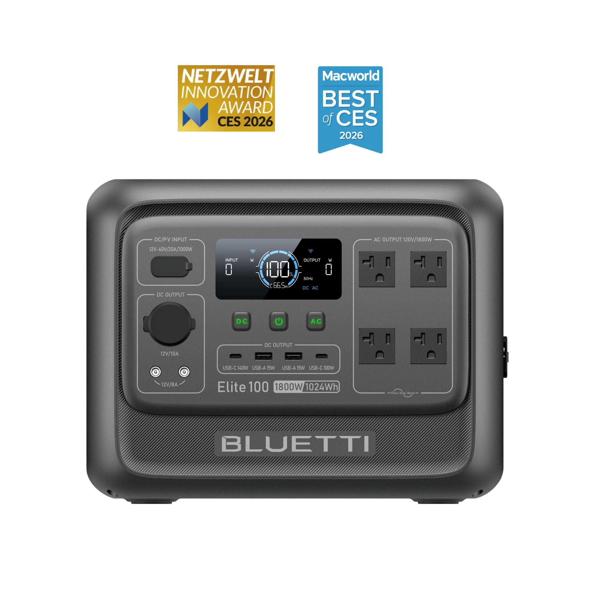 BLUETTI Elite 100 V2 — US 1024Wh Portable Power Station