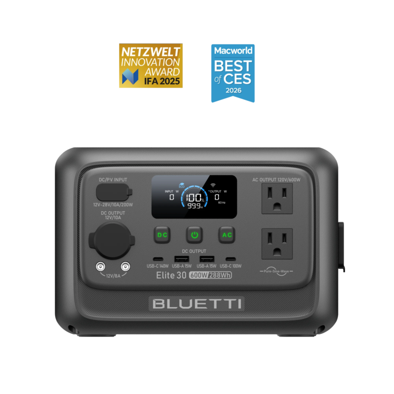 BLUETTI Elite 30 V2 — US Deep Grey base unit