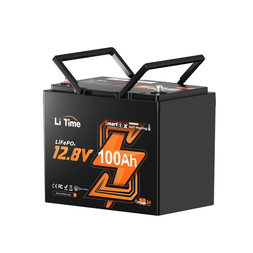 LiTime 12V 100Ah Group 24 Self-Heating — US