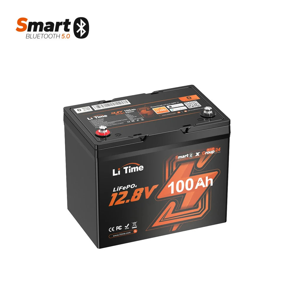 LiTime Group24 Smart Bluetooth 12.8V 100Ah — US model