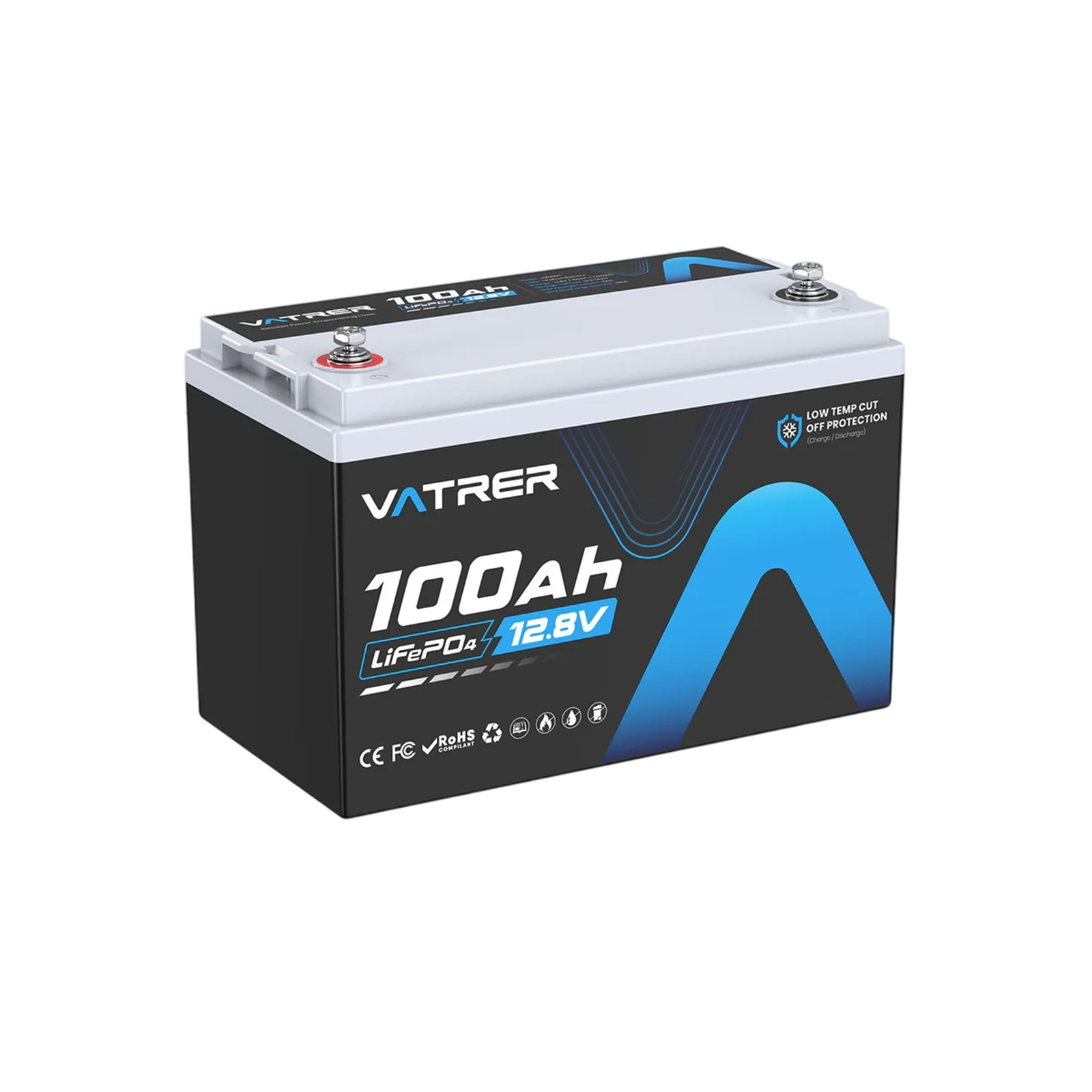Vatrer 12V 100Ah Group 31 LiFePO4 Battery